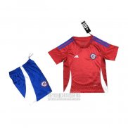 Camiseta De Futbol Chile Primera Nino 2024