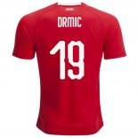 Camiseta De Futbol Suiza Jugador Drmic Primera 2018