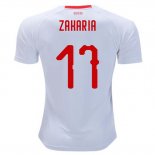 Camiseta De Futbol Suiza Jugador Zakaria Segunda 2018