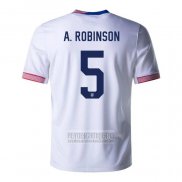 Camiseta De Futbol Estados Unidos Jugador A.Robinson Primera 2024
