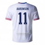 Camiseta De Futbol Estados Unidos Jugador AAronson Primera 2024