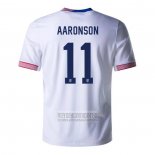 Camiseta De Futbol Estados Unidos Jugador AAronson Primera 2024