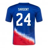 Camiseta De Futbol Estados Unidos Jugador Sargent Segunda 2024