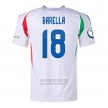 Camiseta De Futbol Italia Jugador Barella Segunda 2024-2025