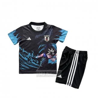 Camiseta De Futbol Japon Anime Nino 2025 Negro