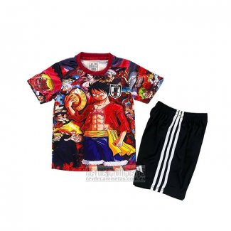 Camiseta De Futbol Japon Dragon Ball Nino 2025 Rojo