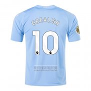Camiseta De Futbol Manchester City Jugador Grealish Primera 2023-2024