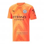 Camiseta De Futbol Manchester City Portero 2022-2023 Naranja