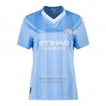 Camiseta De Futbol Manchester City Primera Mujer 2023-2024