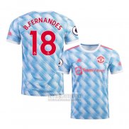 Camiseta De Futbol Manchester United Jugador B.Fernandes Segunda 2021-2022