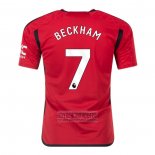 Camiseta De Futbol Manchester United Jugador Beckham Primera 2023-2024
