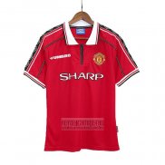 Camiseta De Futbol Manchester United Primera Retro 99-00