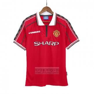 Camiseta De Futbol Manchester United Primera Retro 99-00