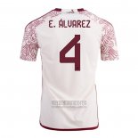 Camiseta De Futbol Mexico Jugador E.Alvarez Segunda 2022