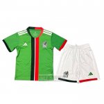 Camiseta De Futbol Mexico Special Nino 2026 Verde