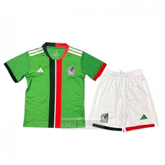 Camiseta De Futbol Mexico Special Nino 2026 Verde