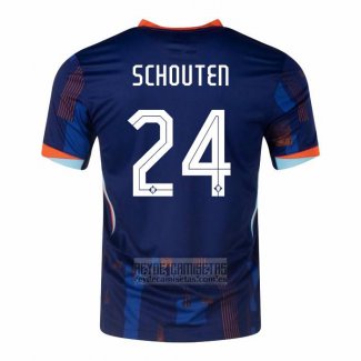 Camiseta De Futbol Paises Bajos Jugador Schouten Segunda 2024-2025