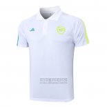 Camiseta de Futbol Polo del Arsenal 2023-2024 Blanco