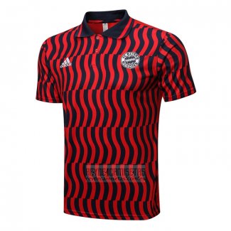 Camiseta De Futbol Polo del Bayern Munich 2022-2023 Rojo