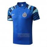 Camiseta De Futbol Polo del Inter Milan 2022-2023 Azul