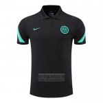 Camiseta De Futbol Polo del Inter Milan 2022-2023 Negro