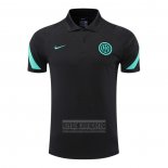 Camiseta De Futbol Polo del Inter Milan 2022-2023 Negro