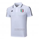 Camiseta De Futbol Polo del Italia 2023-2024 Blanco