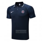 Camiseta De Futbol Polo del Paris Saint-Germain 2022-2023 Azul Marino
