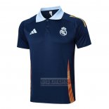 Camiseta De Futbol Polo del Real Madrid 2024-2025 Azul