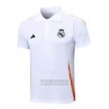 Camiseta De Futbol Polo del Real Madrid 2024-2025 Blanco
