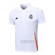 Camiseta De Futbol Polo del Real Madrid 2024-2025 Blanco
