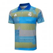 Camiseta De Futbol Polo del Real Madrid 2025-2026 Azul Verde