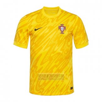 Camiseta De Futbol Portugal Portero 2024 Amarillo