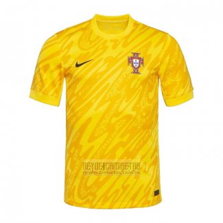 Camiseta De Futbol Portugal Portero 2024 Amarillo