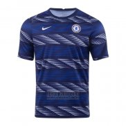 Camiseta De Futbol Pre Partido del Chelsea 2020-2021 Azul