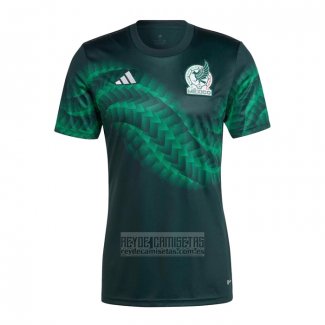 Camiseta De Futbol Pre Partido del Mexico 2022 Verde