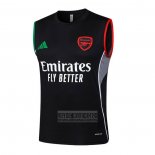 Camiseta De Futbol de Entrenamiento Arsenal Sin Mangas 2025-2026 Negro
