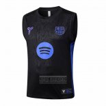 Camiseta De Futbol de Entrenamiento Barcelona Sin Mangas 2025-2026 Negro Azul