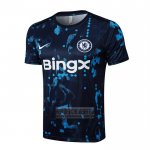 Camiseta De Futbol de Entrenamiento Chelsea 2024-2025 Azul
