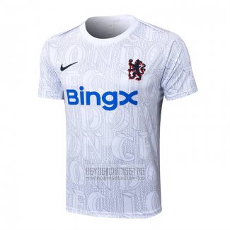 Camiseta De Futbol de Entrenamiento Chelsea 2025-2026 Blanco