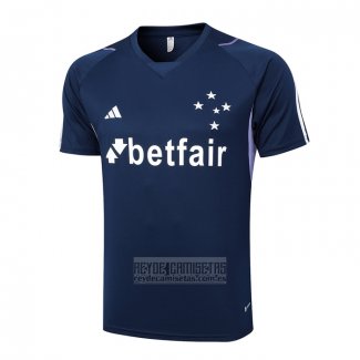 Camiseta De Futbol de Entrenamiento Cruzeiro 2023-2024 Azul