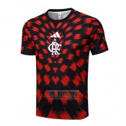 Camiseta De Futbol de Entrenamiento Flamengo 2025-2026 Negro Rojo