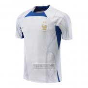 Camiseta De Futbol de Entrenamiento Francia 2022-2023 Blanco