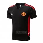 Camiseta De Futbol de Entrenamiento Manchester United 2022-2023 Negro