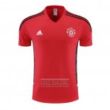 Camiseta De Futbol de Entrenamiento Manchester United 2022-2023 Rojo