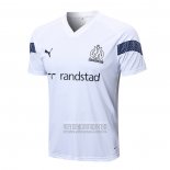 Camiseta De Futbol de Entrenamiento Olympique Marsella 2022-2023 Blanco