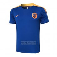 Camiseta De Futbol de Entrenamiento Paises Bajos 2024-2025 Azul