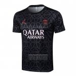 Camiseta De Futbol de Entrenamiento Paris Saint-Germain Jordan 2024-2025 Negro