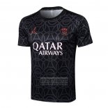 Camiseta De Futbol de Entrenamiento Paris Saint-Germain Jordan 2024-2025 Negro