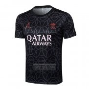 Camiseta De Futbol de Entrenamiento Paris Saint-Germain Jordan 2024-2025 Negro